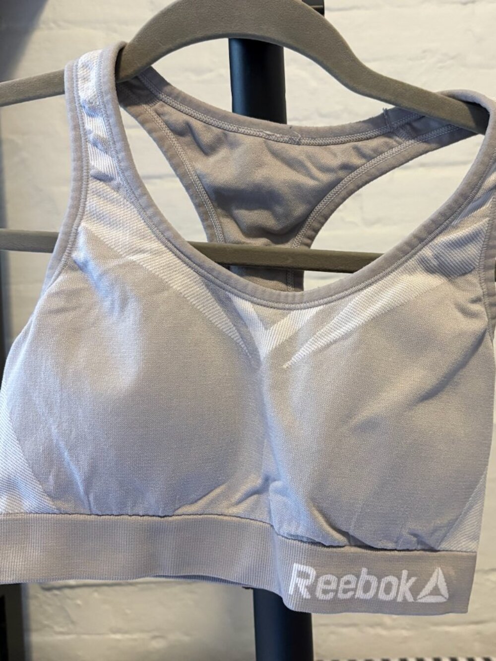Grey Reebok Sports Bra